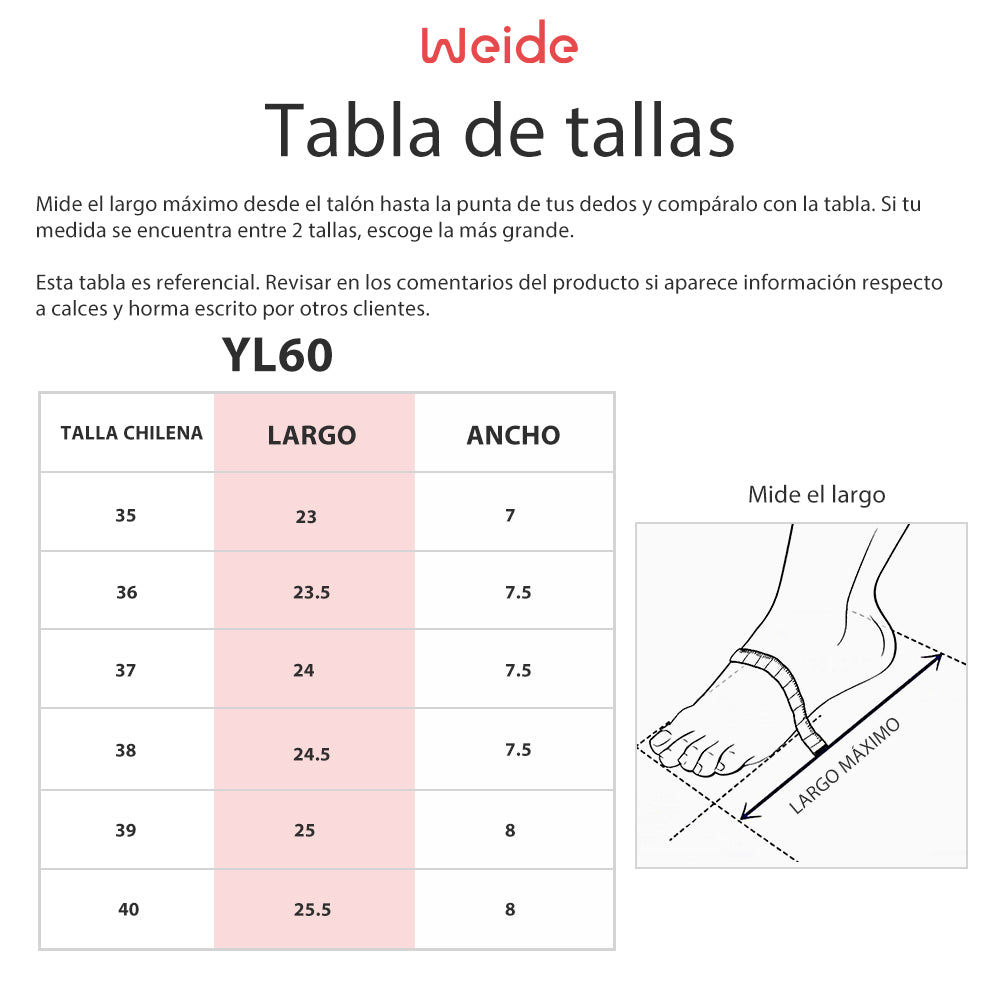 Sandalias Mujer Anastasia Negro Weide
