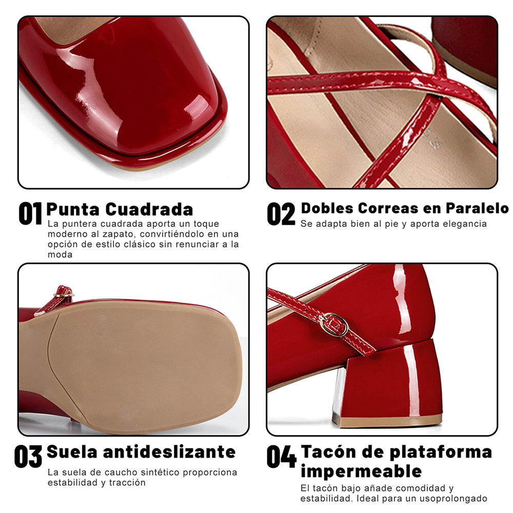 ZAPATOS MARY JANE MUJER BURDEO WEIDE YL65