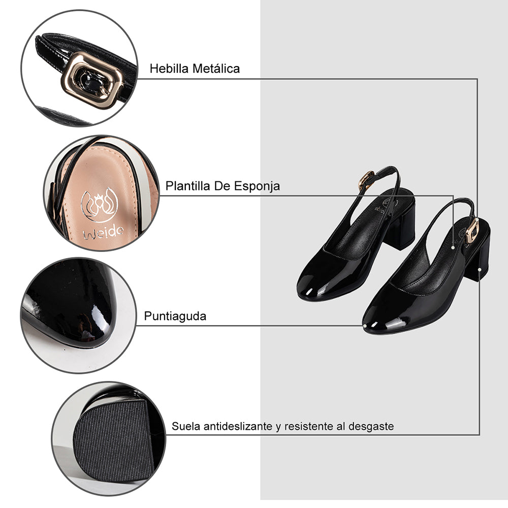 ZAPATOS MUJER TACO WEIDE YL82