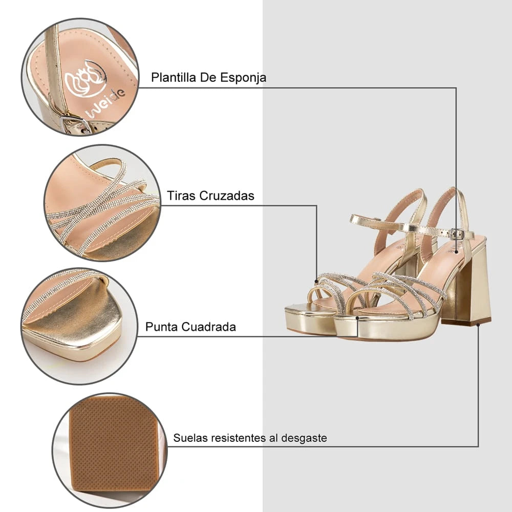 SANDALIA MUJER ZAPATOS DE FIESTA WEIDE YOU205