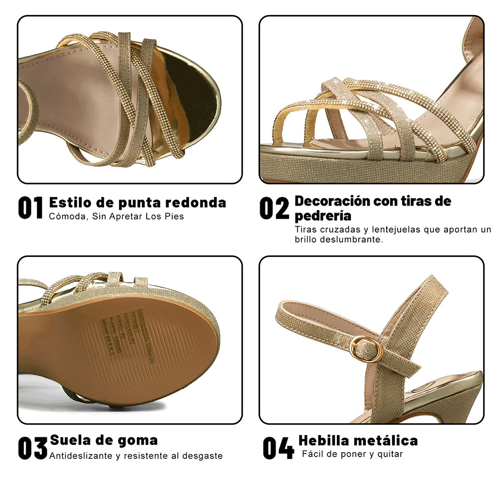 SANDALIAS MUJER TACO WEIDE YOU532