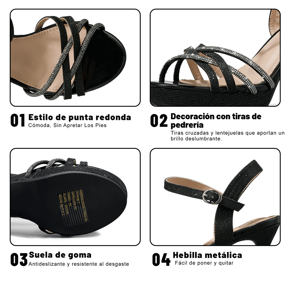 SANDALIAS MUJER TACO WEIDE YOU532