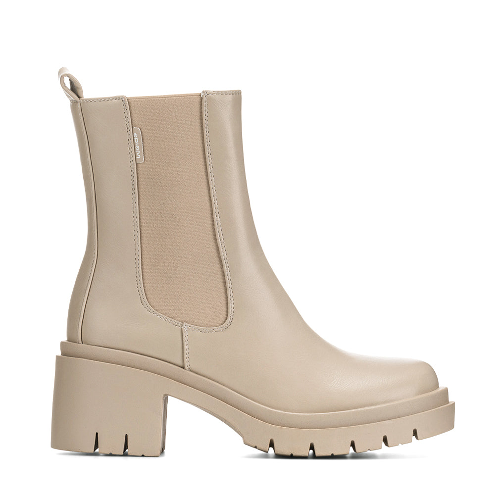 BOTINES TACO MUJER BEIGE WEIDE ZS22