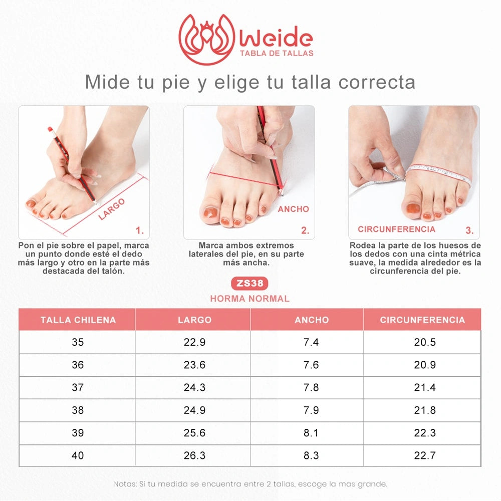 BOTINES PLATAFORMA MUJER NEGRO WEIDE ZS38