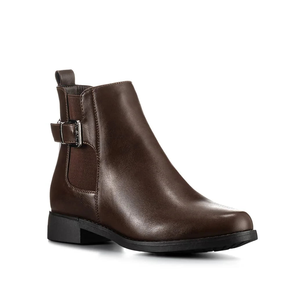 BOTINES PLATAFORMA MUJER MARRON WEIDE ZS51