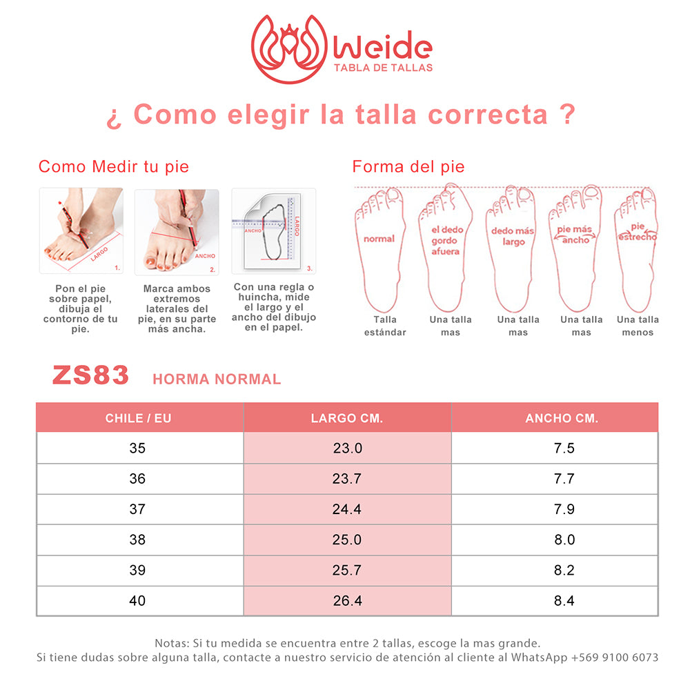 Botine Plataforma Mujer WEIDE ZS83