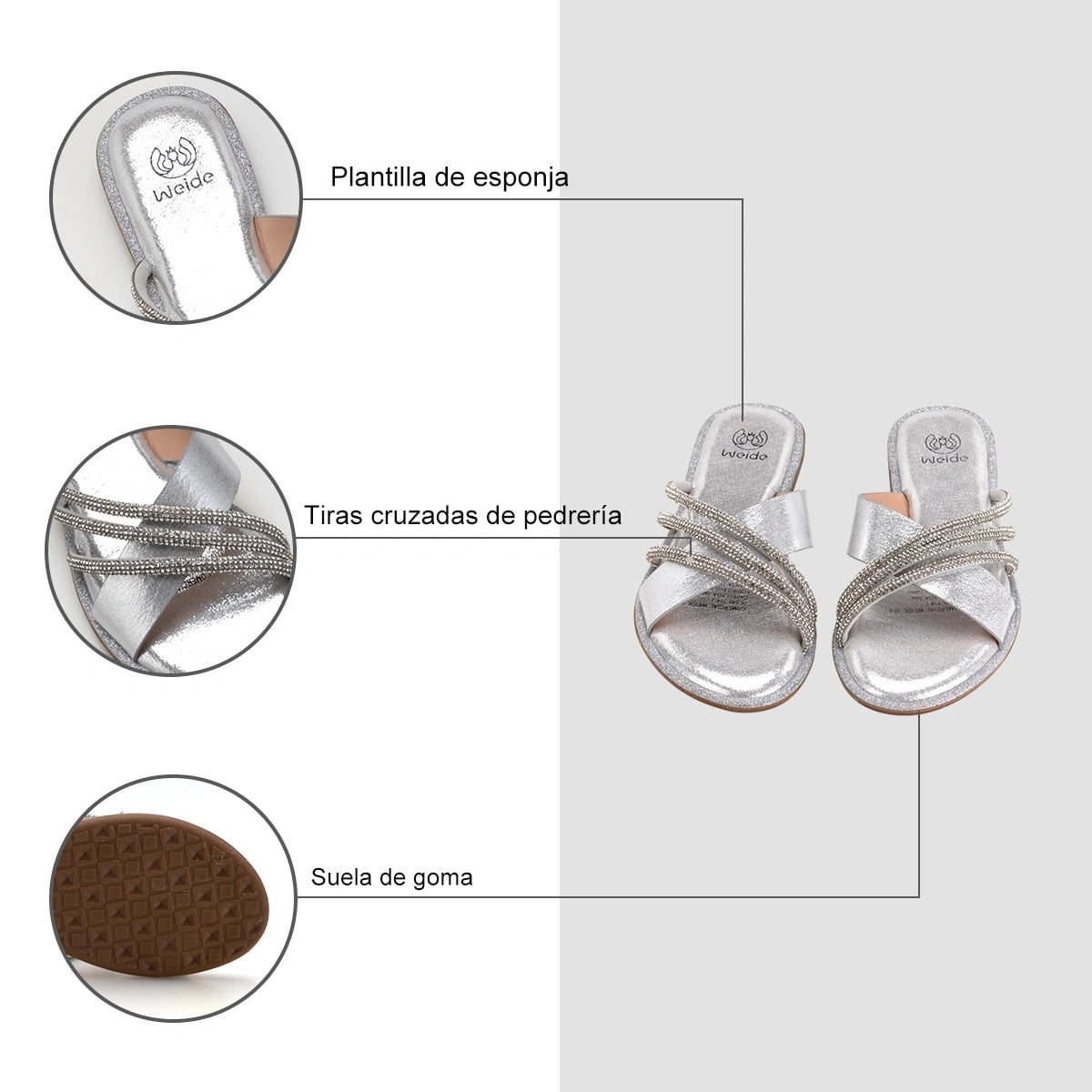 Chala Mujer Sebastiana Plateado Weide