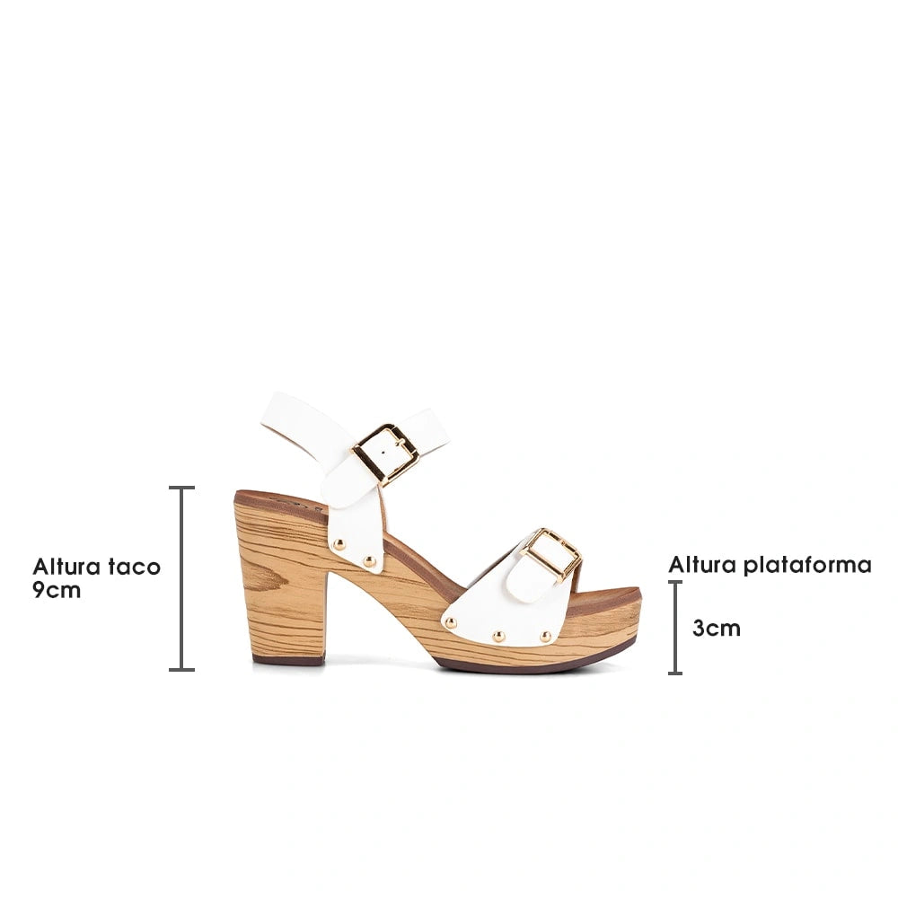 SANDALIAS MUJER TACO WEIDE JS58