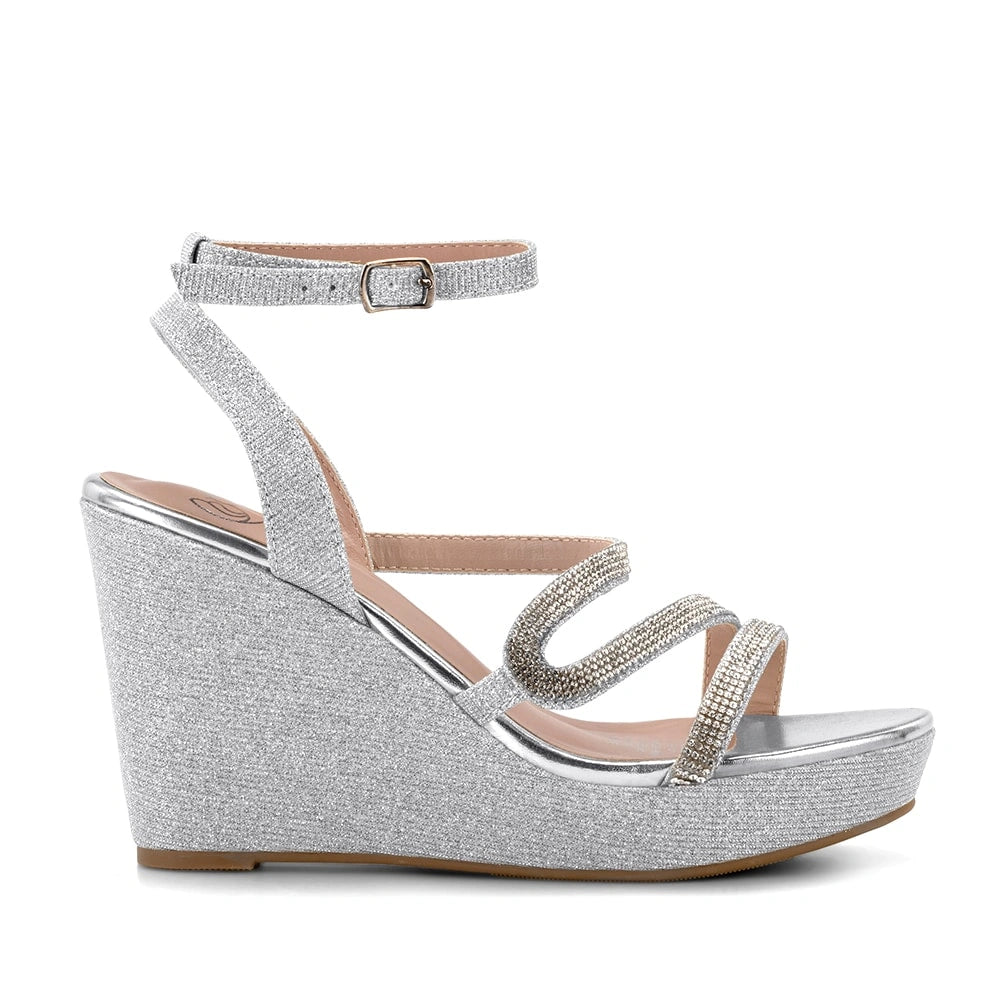 Sandalias Mujer Borgia Plateado Weide