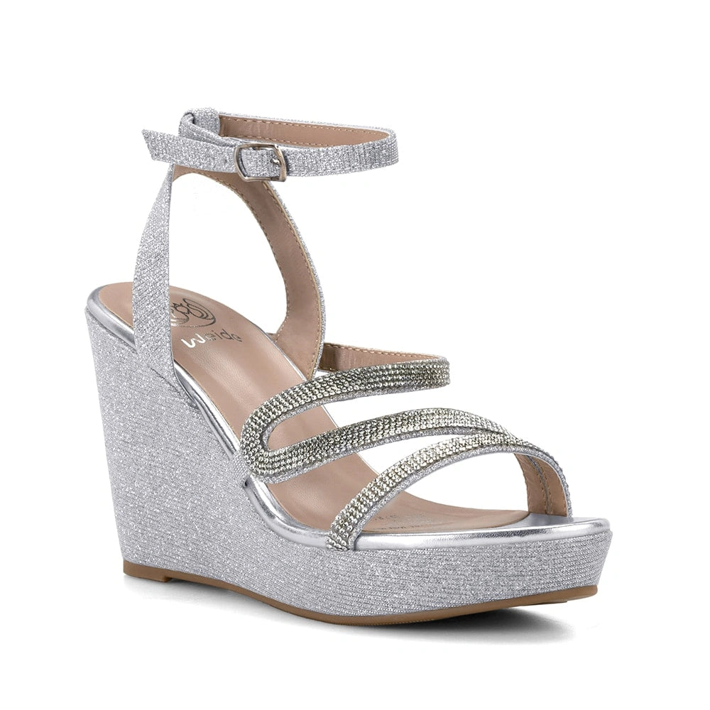 Sandalias Mujer Borgia Plateado Weide