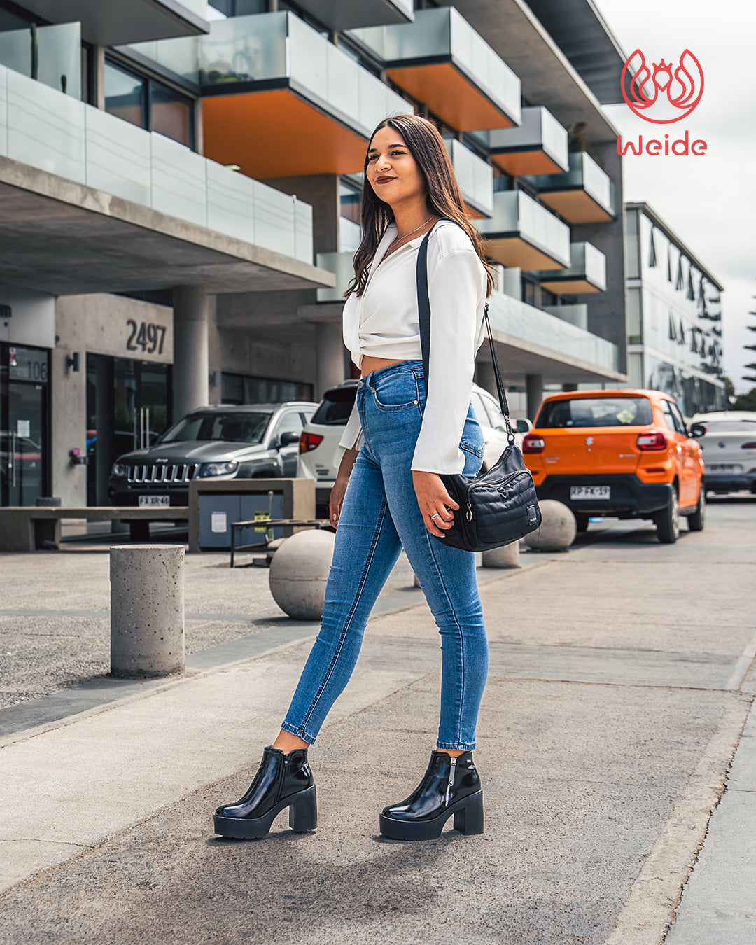 WEIDE Botines Plataforma Con Fondo Grueso Recomendados Por Influenceres