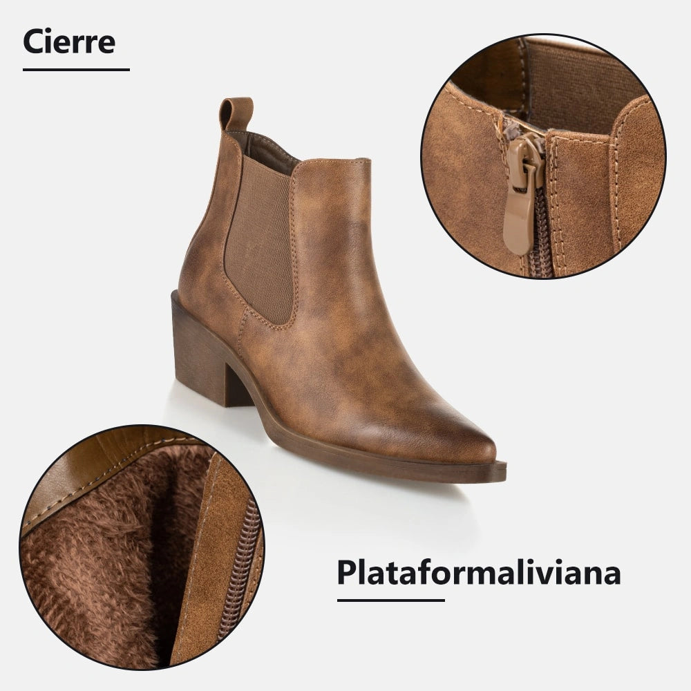 Botin Mujer Celia Caqui Weide