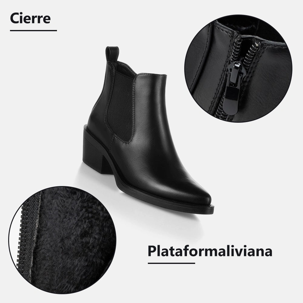 Botin Mujer Celia Negro Weide
