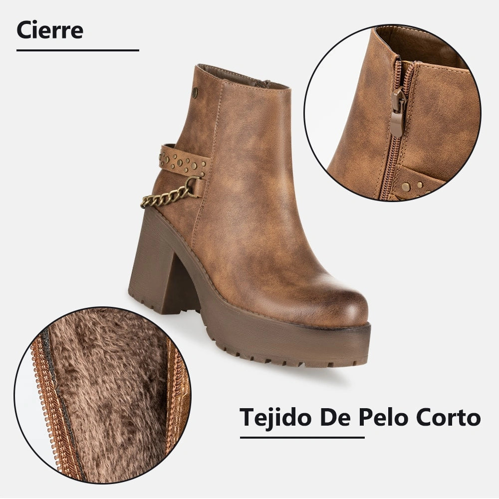 Botin Mujer Cayetana Caqui Weide