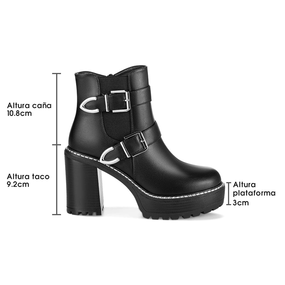 Botin Mujer Fatima Negro Weide