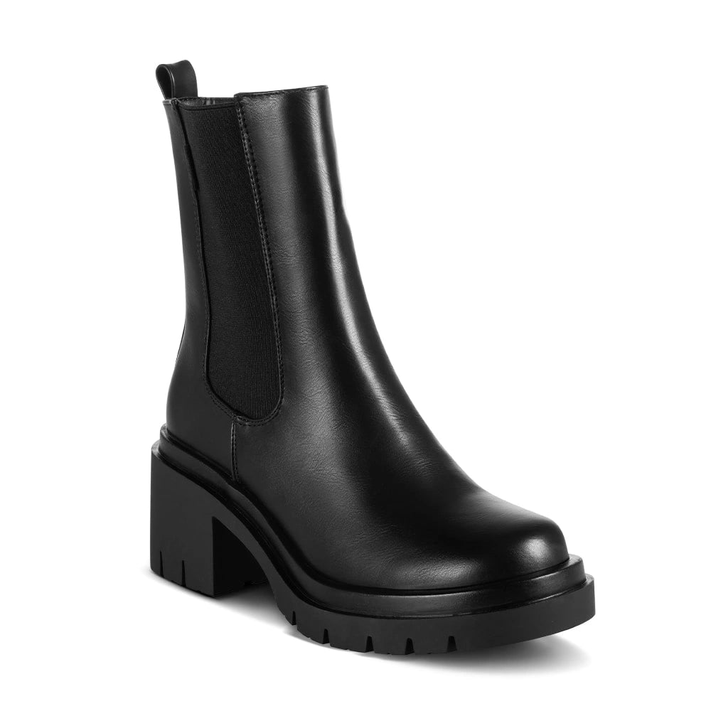 Botin Mujer Clara Negro Weide