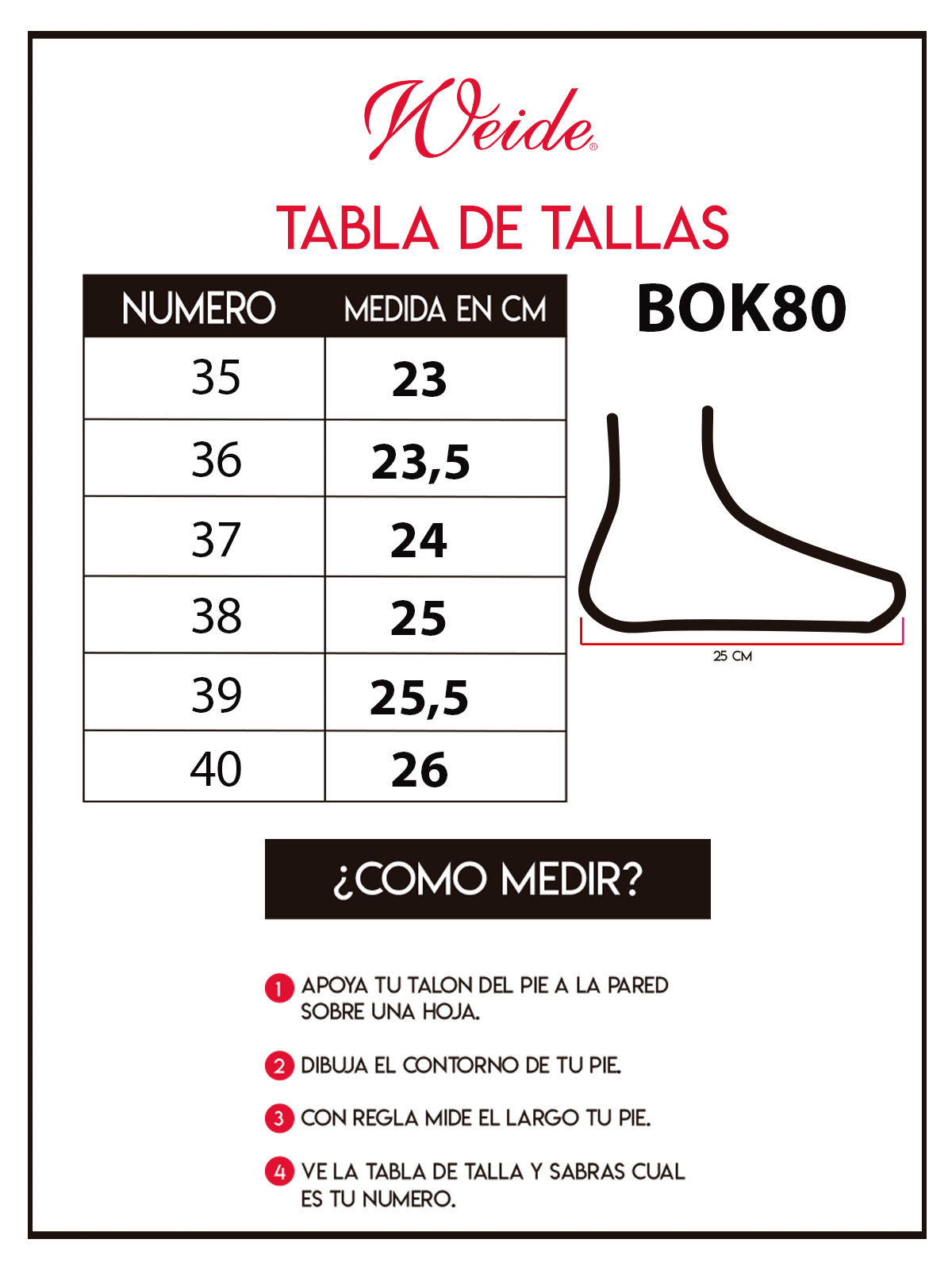 Botin Juno Negro Weide