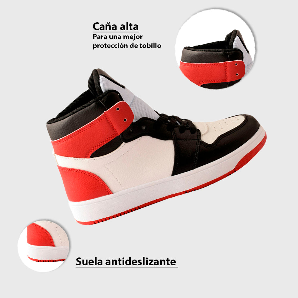 Zapatilla Frankie Rojo Weide