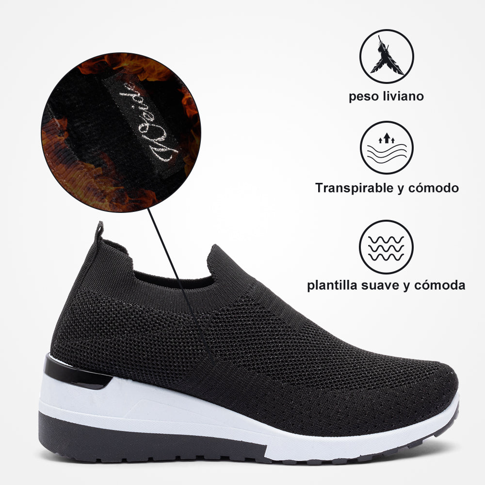 Zapatilla Kaia Negro Weide