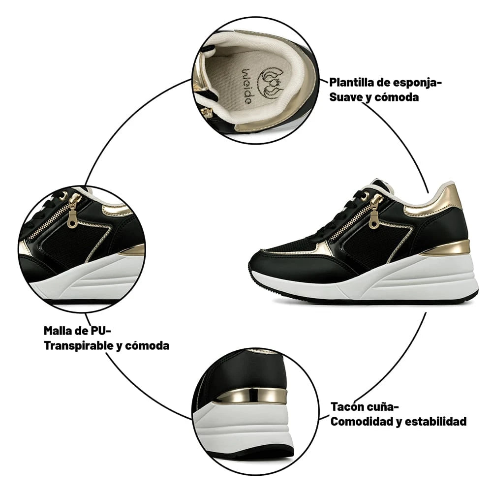 ZAPATILLAS MUJER PLATAFORMA WEIDE JLL60