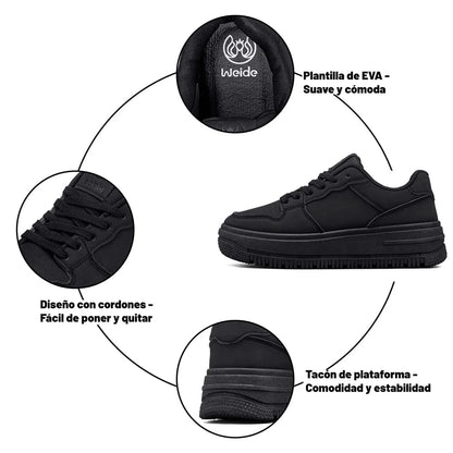 ZAPATILLAS MUJER PLATAFORMA WEIDE SL66