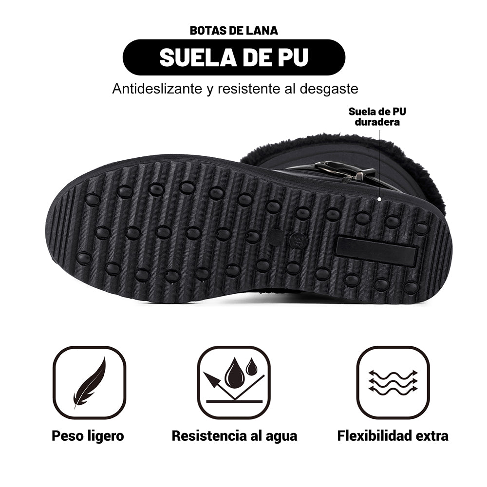 BOTAS DE NIEVE MUJER NEGRO WEIDE TFA190