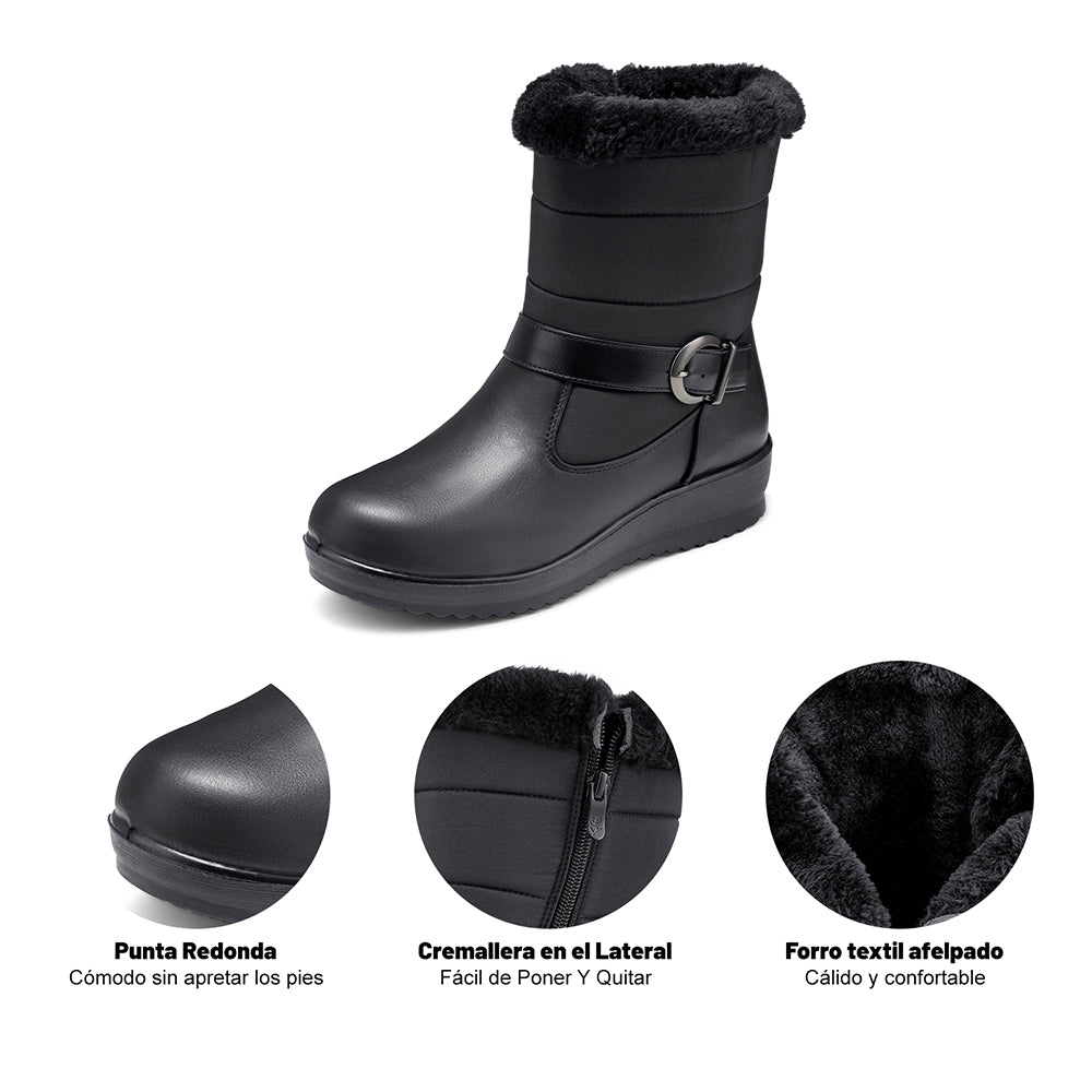 BOTAS DE NIEVE MUJER NEGRO WEIDE TFA190