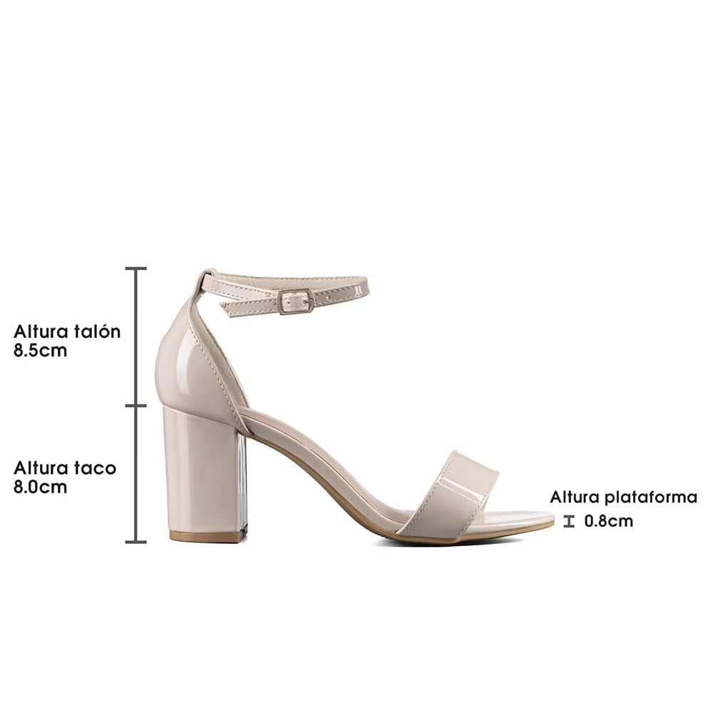 SANDALIAS MUJER TACO WEIDE GH80