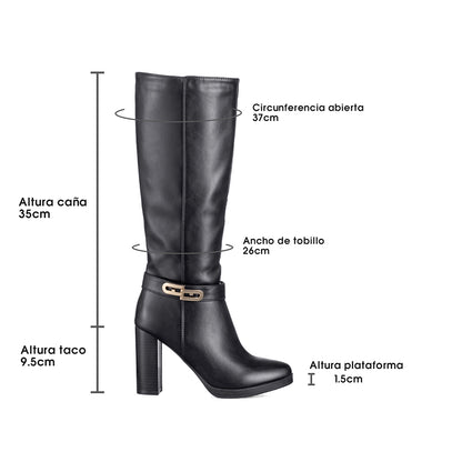 BOTAS LARGAS MUJER WEIDE QBM12