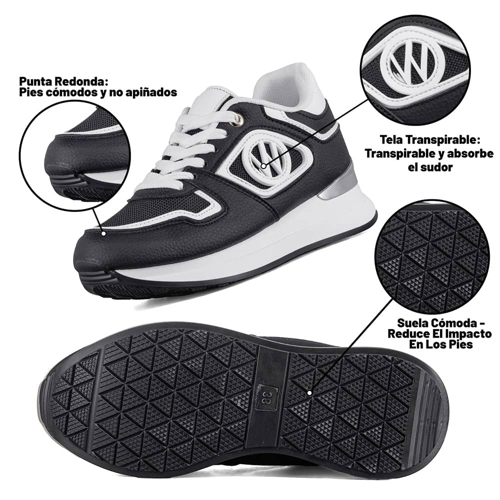 ZAPATILLAS MUJER PLATAFORMA WEIDE JLL50