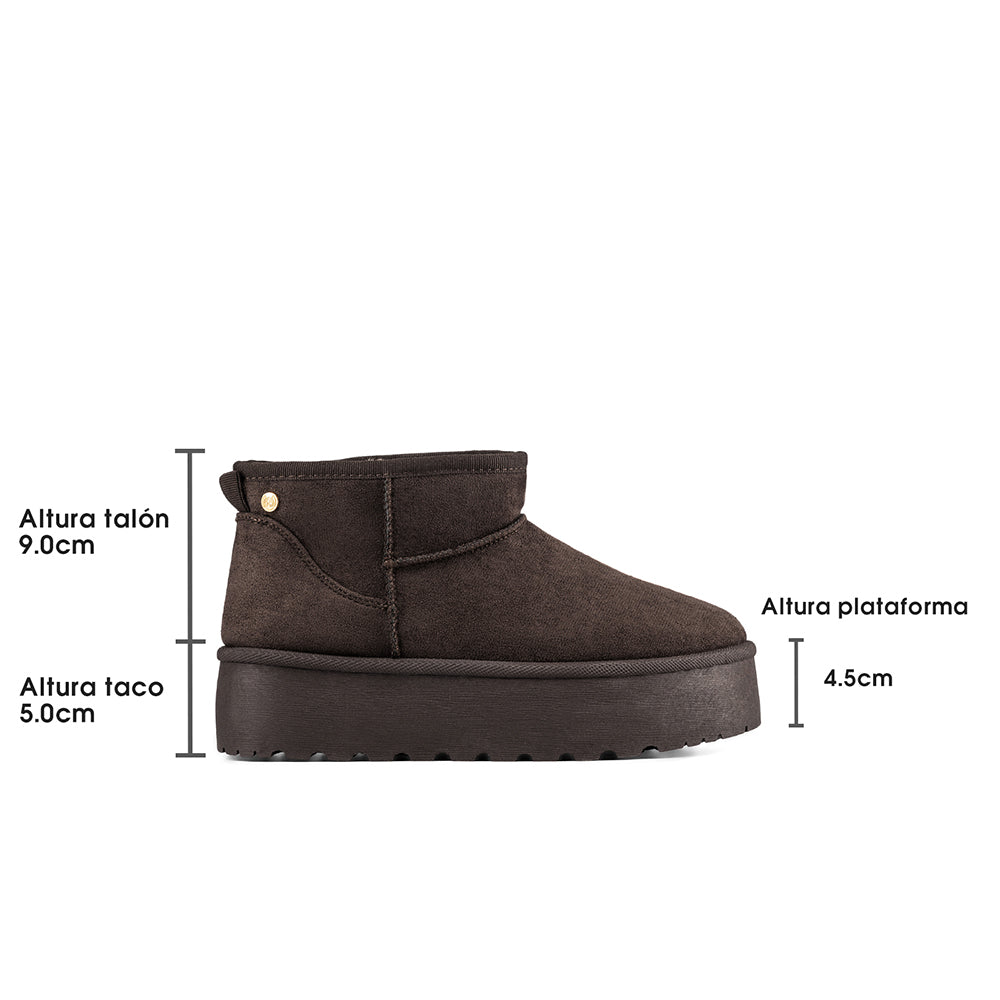 BOTAS DE NIEVE MUJER MARRON WEIDE LT123