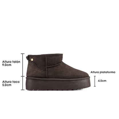 BOTAS DE NIEVE MUJER MARRON WEIDE LT123