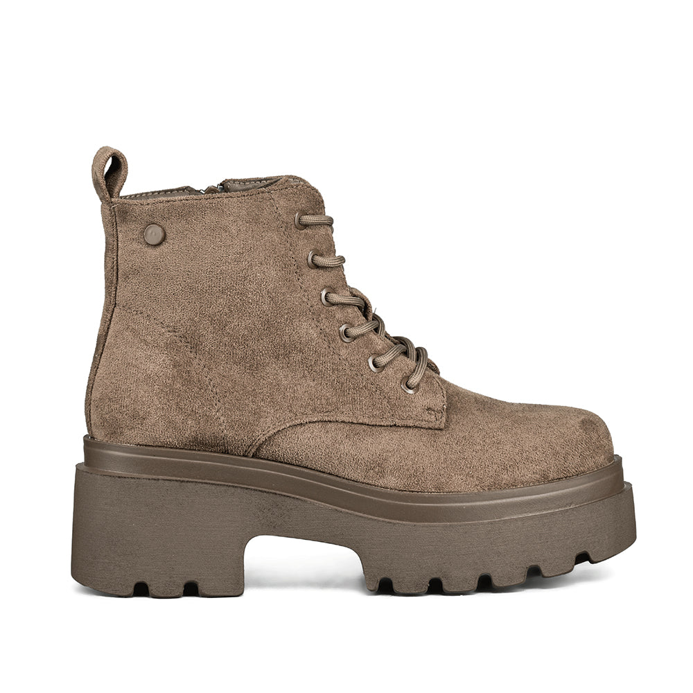 BOTINES PLATAFORMA MUJER CAQUI WEIDE DH31