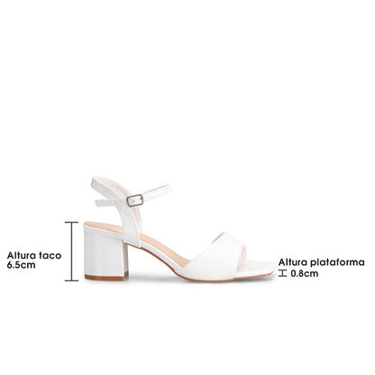 Sandalias Mujer Belala Blanco Weide