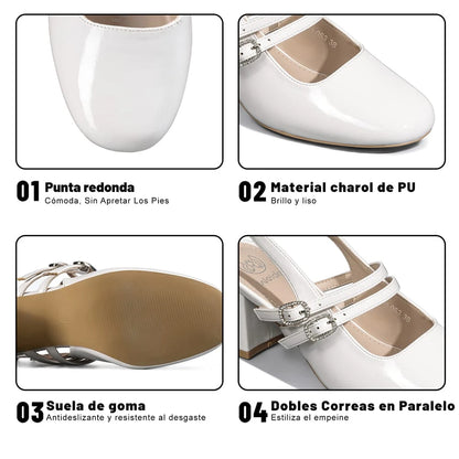 ZAPATOS MUJER TACO WEIDE YL053