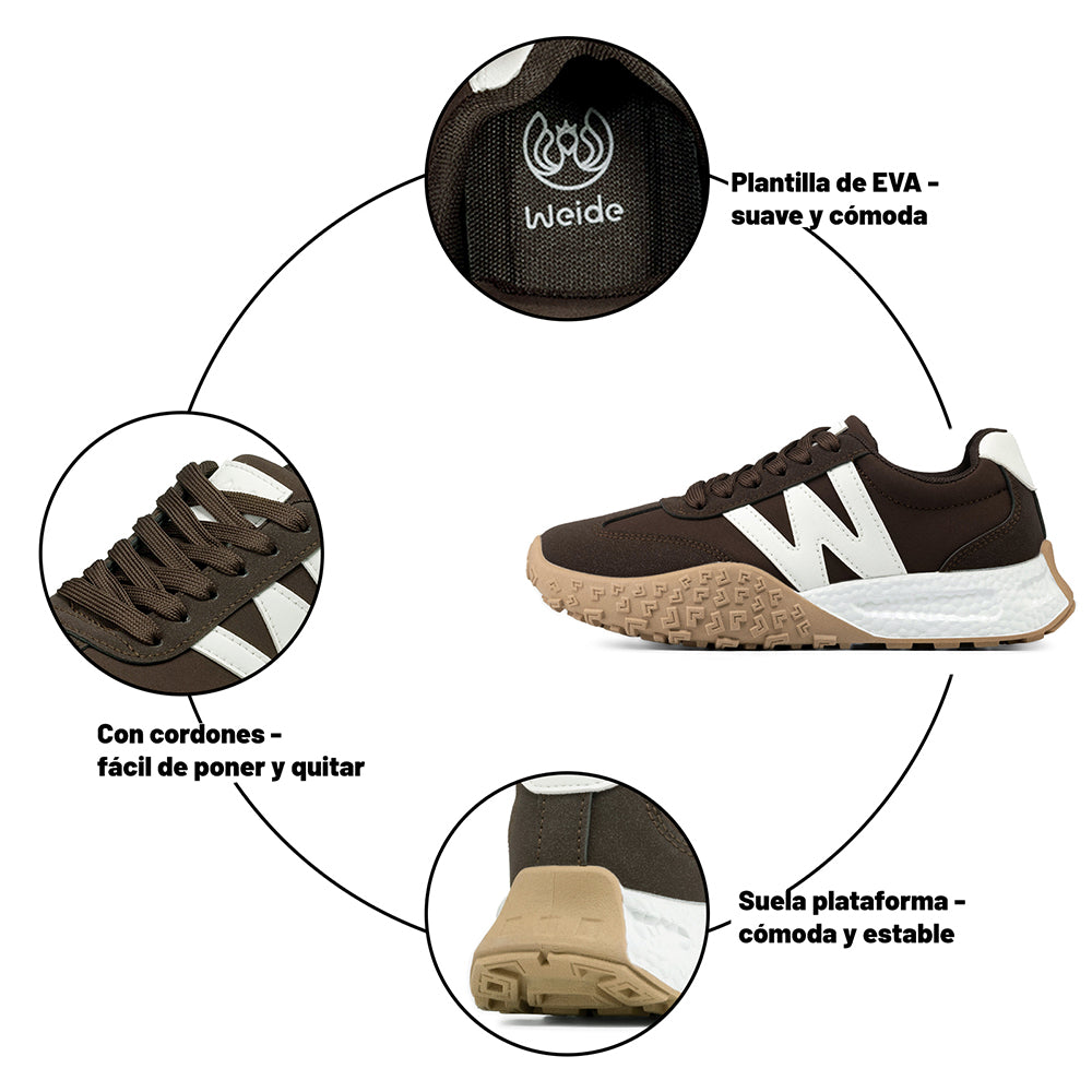 Zapatillas Plataforma Mujer WEIDE TFA220
