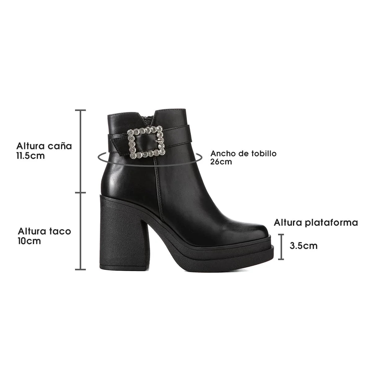 Botines Negros Botines De Mujer Cklass Botas Vaqueras Ofertas De