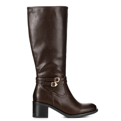 BOTAS TACO MUJER MARRON WEIDE CZY582