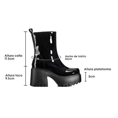 BOTINES TACO MUJER NEGRO WEIDE CZY589