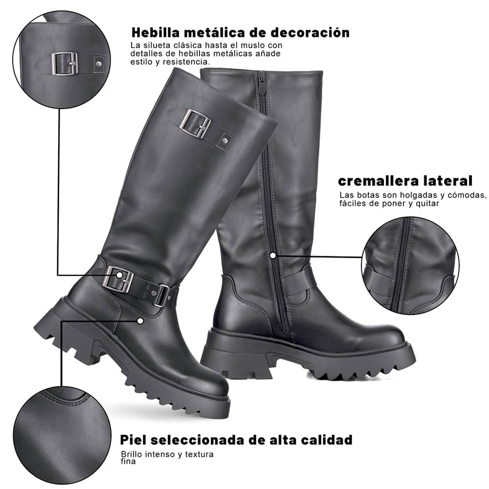 BOTAS LARGAS MUJER WEIDE CZY613