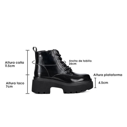 BOTINES TACO MUJER NEGRO WEIDE DH31B