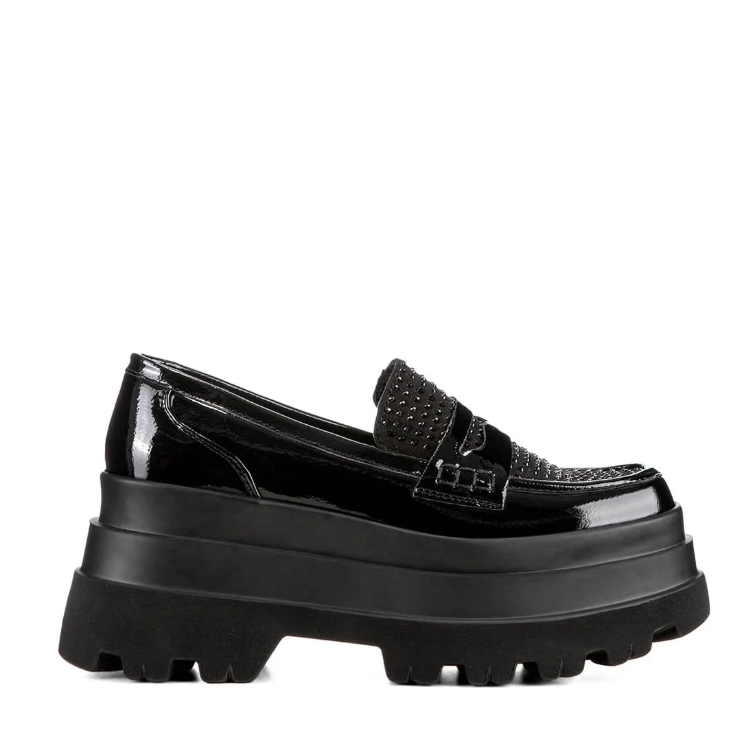 MOCASIN PLANO MUJER NEGRO WEIDE DH77