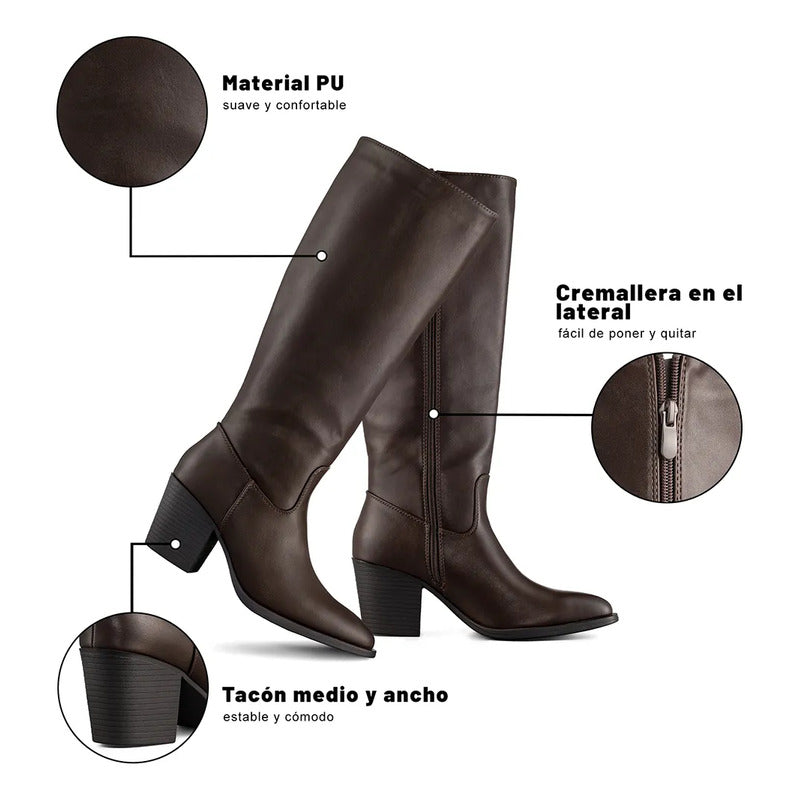 Botas Taco Mujer WEIDE CZY658