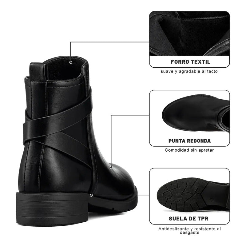 Botin Taco Mujer Casual Pu WEIDE YOU515