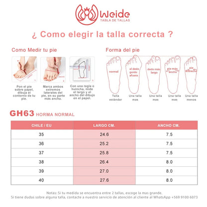 Zapato Mujer Clohe Blanco Weide