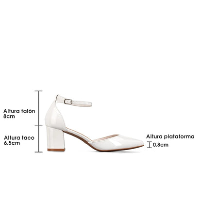 Zapato Mujer Clohe Blanco Weide