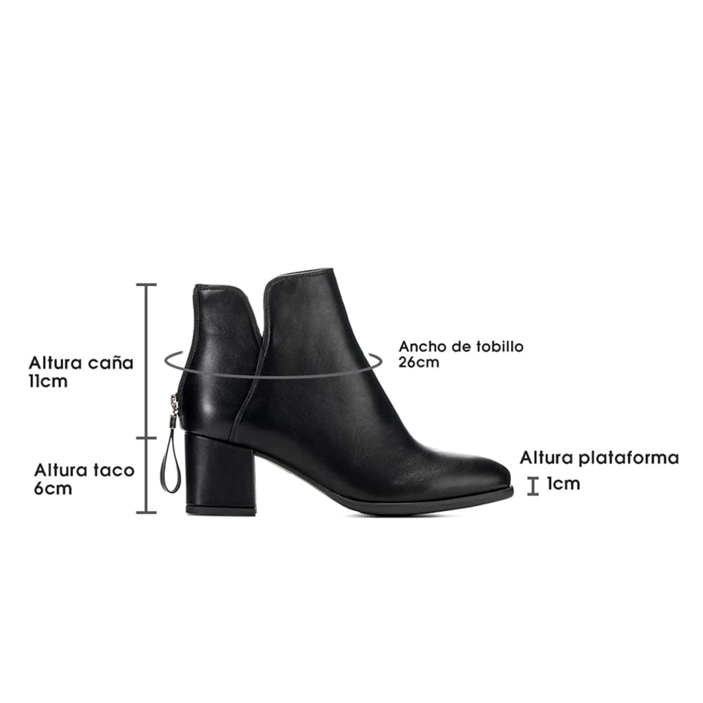 BOTINES TACO MUJER NEGRO WEIDE HX301