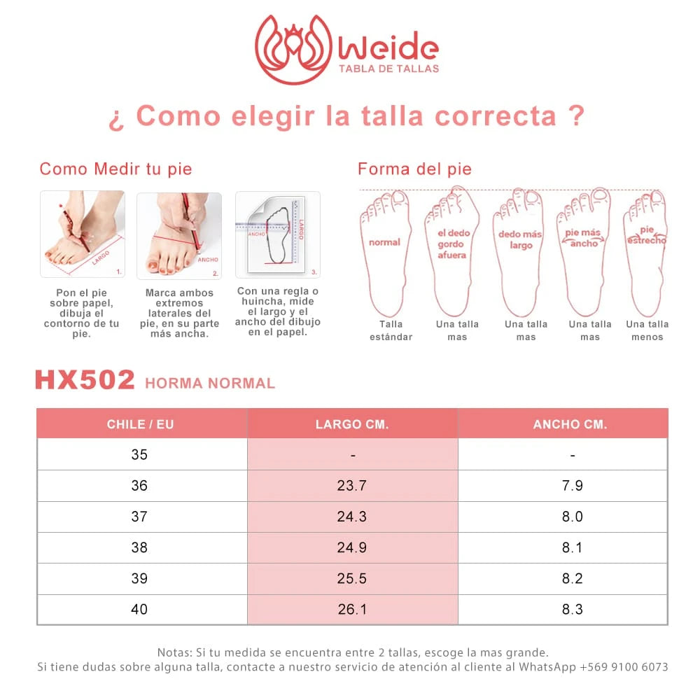 BOTINES MUJER PLATAFORMA WEIDE HX502