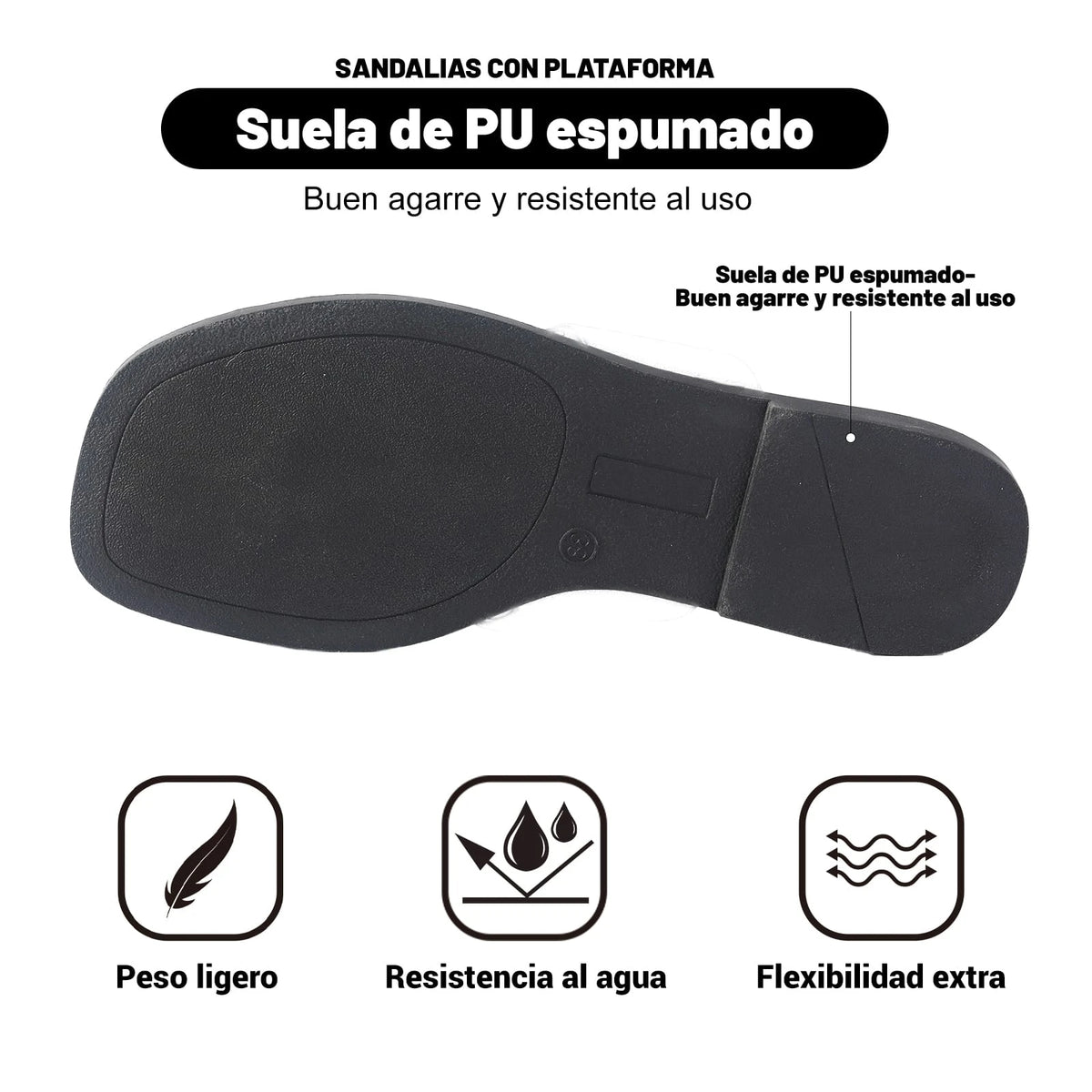 Chalas planas MUJER WEIDE HY26