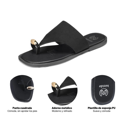 Chalas planas MUJER WEIDE HY26